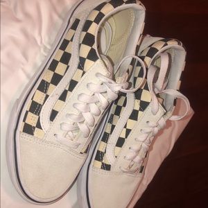 Black and White Checkered Vans